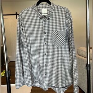 Billy Reid Checkered Men's Shirt